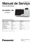 Manual de Servi&ccedil;o Microondas Panasonic NN