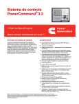 Sistema de controle PowerCommand 3.3