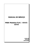 MANUAL DE SERVIÇO PABX Modelos FLAG / WAVE / SOHO