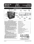Estufa UHC6PT-22MCD – Manual de serviço