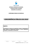 CONCORRÊNCIA PÚBLICA 019/2010