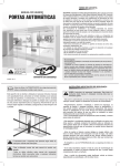 Manual do Usuário Portas Automáticas - Rev2.indd