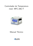 Manual Técnico MFC-200/T - Licht-Labs