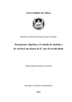 O sentido de símbolo e de variável em alunos do 8.º ano de