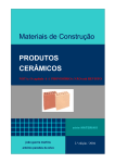 Materiais de Construção PRODUTOS CERÂMICOS