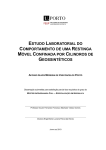 estudo laboratorial do comportamento de uma restinga móvel