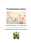 Pré-Natal-Baixo Risco - Prefeitura Municipal de Ponta Grossa