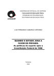 Políticas de esporte após a Constituição Federal de 1988