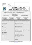 DIÁRIO OFICIAL PODER LEGISLATIVO