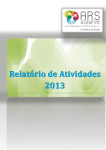 Relatório de Atividades 2013