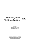 Guia de Ações de Vigilância Sanitária 2013