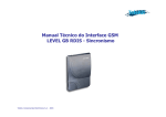Manual T&eacute;cnico do Interface GSM LEVEL GB RDIS