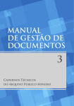 MANUAL DE GESTÃO DE DOCUMENTOS