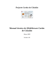 Manual técnico do Middleware Cartão de Cidadão