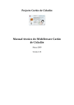 Manual t&eacute;cnico do Middleware Cart&atilde;o de Cidad&atilde;o