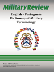 English-Portuguese Dictionary of Military Terminology