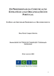 Profissionais de comunicação estratégica: que identidade