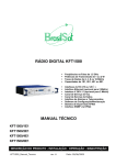 RÁDIO DIGITAL KFT1500 MANUAL TÉCNICO