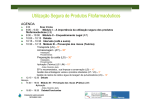 Enquadramento A utilização segura dos produtos fitofarmacêuticos