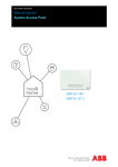 Manual técnico System Access Point SAP-S-1-84 SAP-S