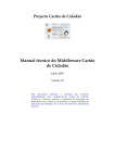 Manual técnico do Middleware Cartão de Cidadão