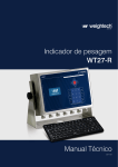 Manual T&eacute;cnico Indicador de pesagem WT27-R