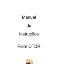 Manual de Instruções Palm OTDR