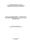 a rela&ccedil;&atilde;o saber-poder e a constitui&ccedil;&atilde;o dos sujeitos