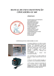 manual de uso e manuten&ccedil;&atilde;o chocadeira gc 660