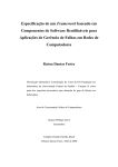 Especifica&ccedil;&atilde;o de um Framework baseado em Componentes de