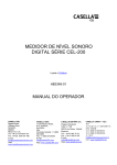 MEDIDOR DE NÍVEL SONORO DIGITAL SÉRIE CEL-200