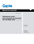 Manual do operador Plataforma móvel para