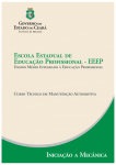 Iniciação a mecânica - Escolas Estaduais de Educação Profissional