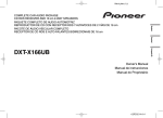 DXT-X166UB (Ingl&ecirc;s/Espanhol/Portugu&ecirc;s) Baixe