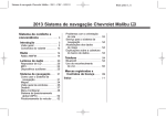 2013 Sistema de navegação Chevrolet Malibu M