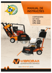 Manual de Instrução Cortadora de Piso CPV-350 - CPV-460