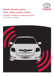 Vehicle Security System VSS3 - Alarm system remote - Toyota