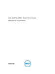 Dell OptiPlex 9020 - Small Form Factor Manual do Proprietário
