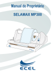 SELAMAX MP300 Manual do Proprietário