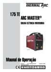 ARC MASTER® 175 TE Maunal de operação