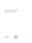 Dell Precision Torre 5810 Manual do proprietário