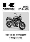 Manual de Montagem e Preparação - Kawasaki ER-6N