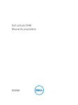 Dell Latitude E7440 Manual do proprietário
