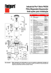 Industrial Pro® Série FH234 Filtro/Separador/Aquecedor Instruções