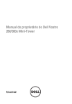 Manual do proprietário do Dell Vostro 260/260s Mini