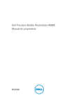 Dell Precision Mobile Workstation M6800 Manual do proprietário