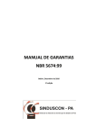 MANUAL DE GARANTIAS NBR 5674:99 - Sinduscon-PA