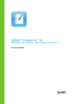 SMART Notebook 14 user`s guide for Mac OS X operating