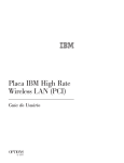 Placa IBM High Rate Wireless LAN (PCI): Guia do Usuário