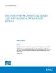 EMC VSPEX para Microsoft SQL Server 2012 Virtualizado com